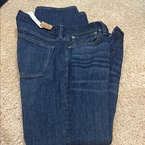 NWT J. Crew Men's 484 Blue Jeans